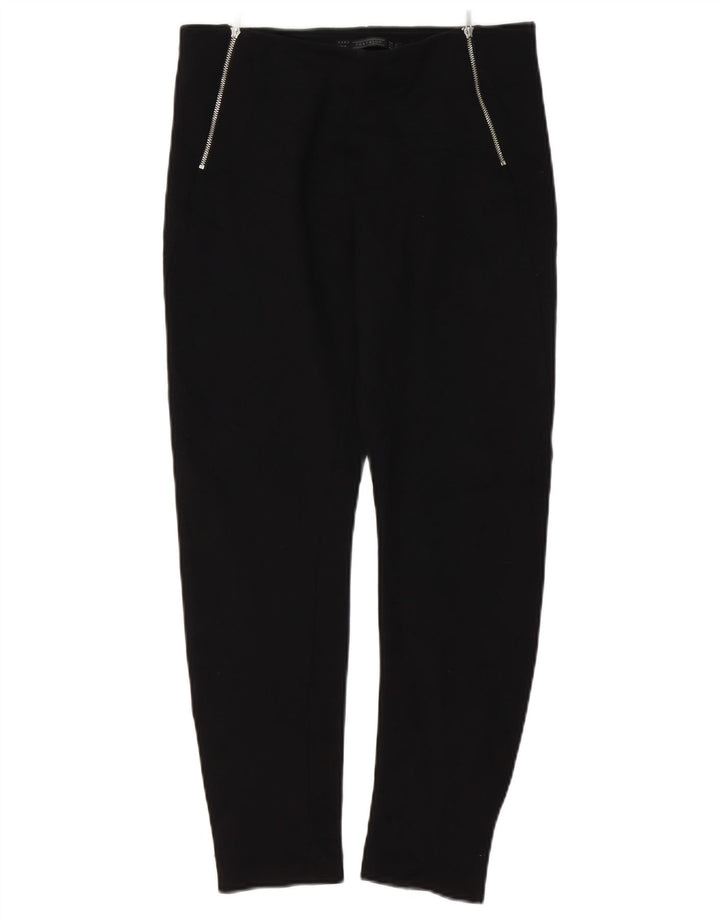 ZARA Womens Trafaluc Leggings UK 14 Grande Preto