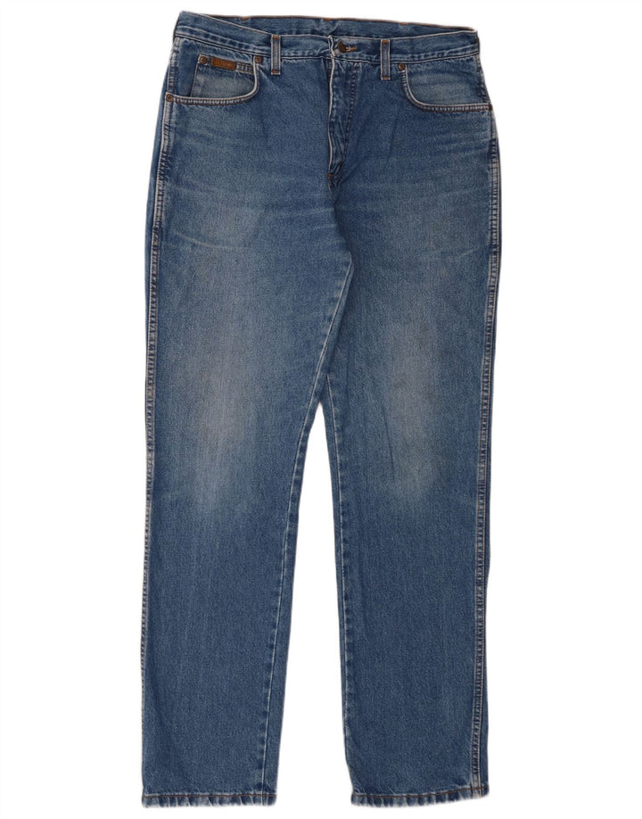 Jeans Wrangler Masculino Reto W32 L33 Azul