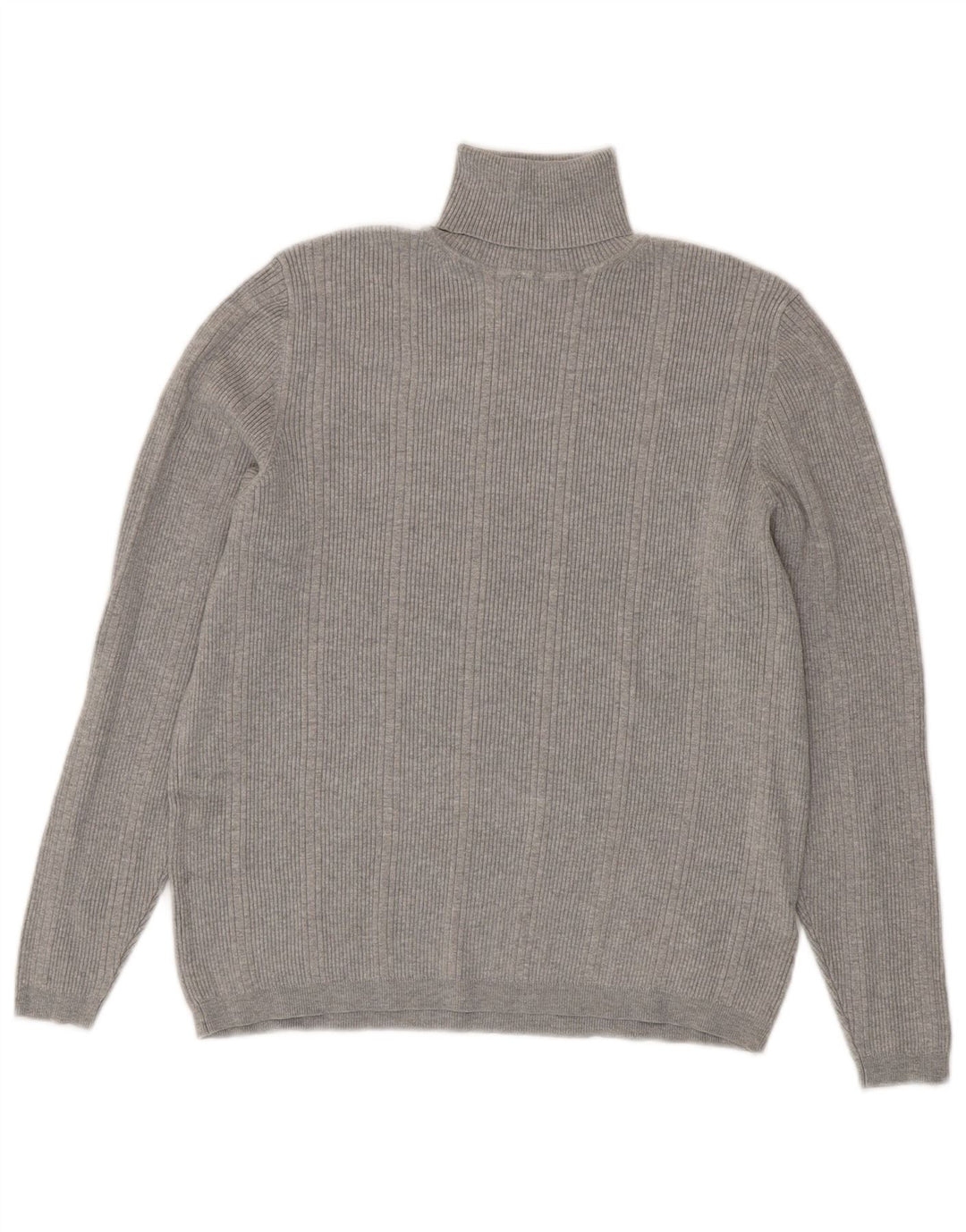 Suéter feminino Marks & Spencer com gola redonda Reino Unido 18 XL Viscose cinza