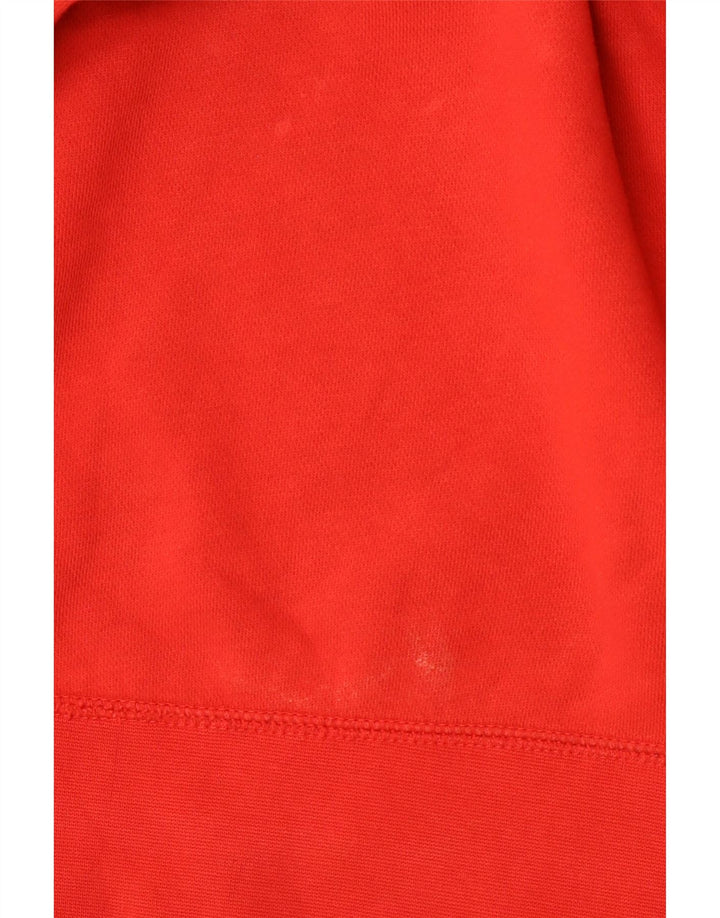 Nike masculino gráfico moletom jumper pequeno algodão vermelho