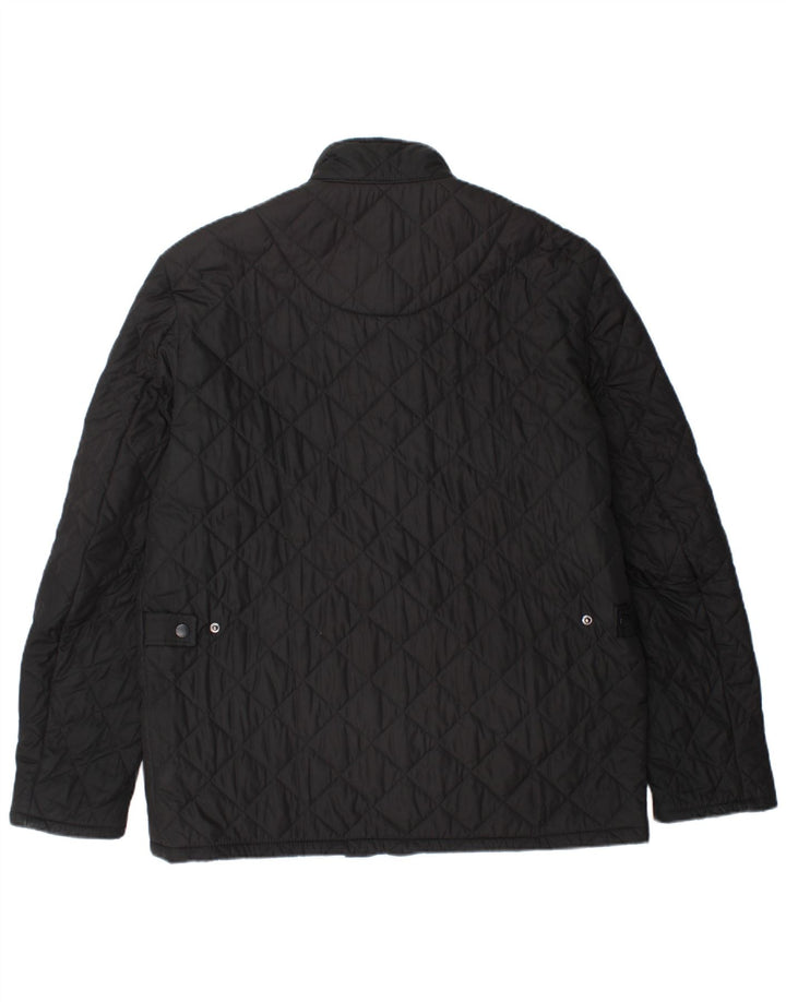 Jaqueta acolchoada masculina BARBOUR UK 40 grande preta