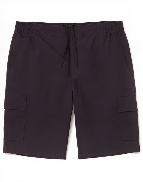 Shorts cargo masculino Marks & Spencer grande W34 preto poliamida