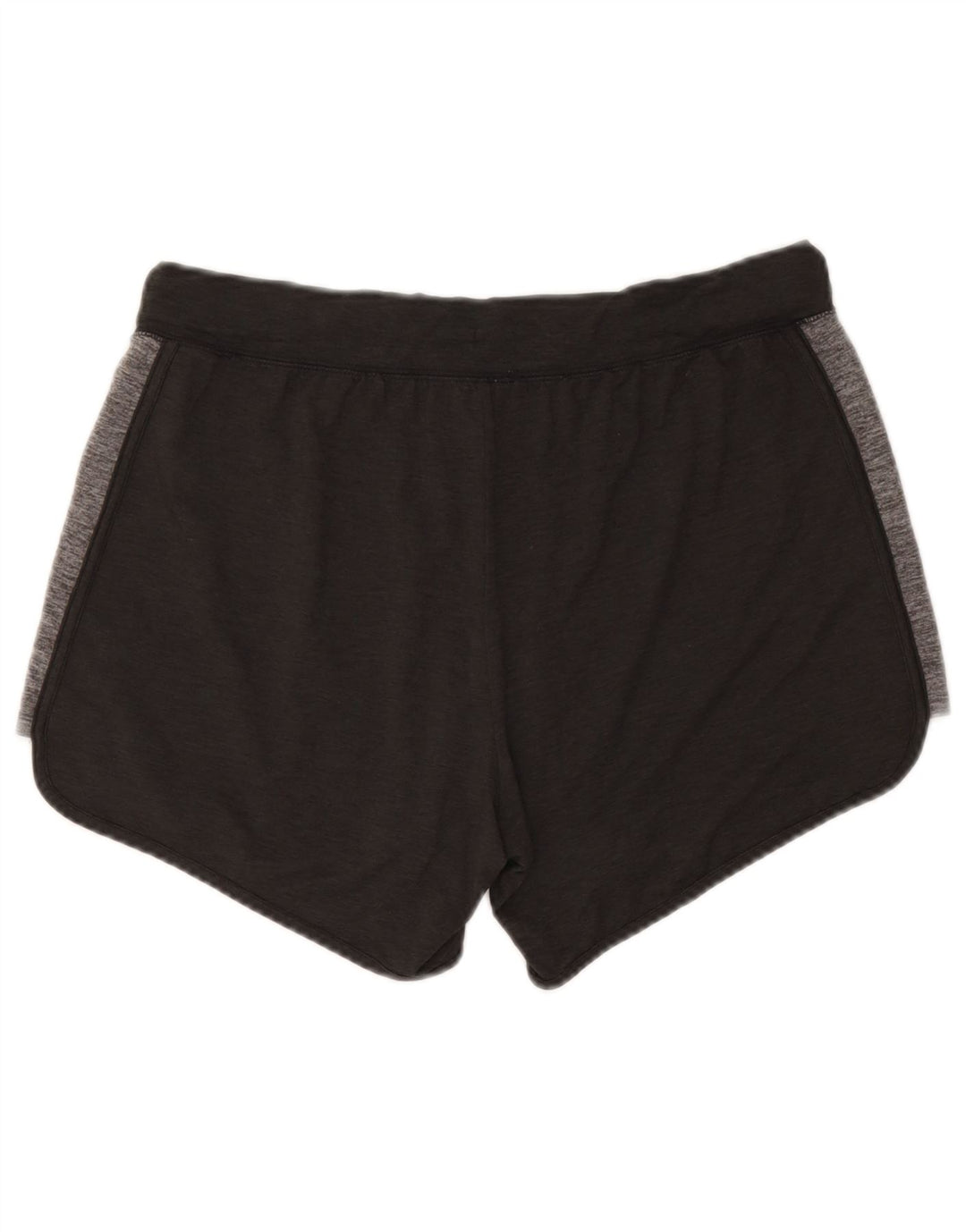 Shorts esportivos femininos Reebok UK 12 poliéster colorblock cinza médio