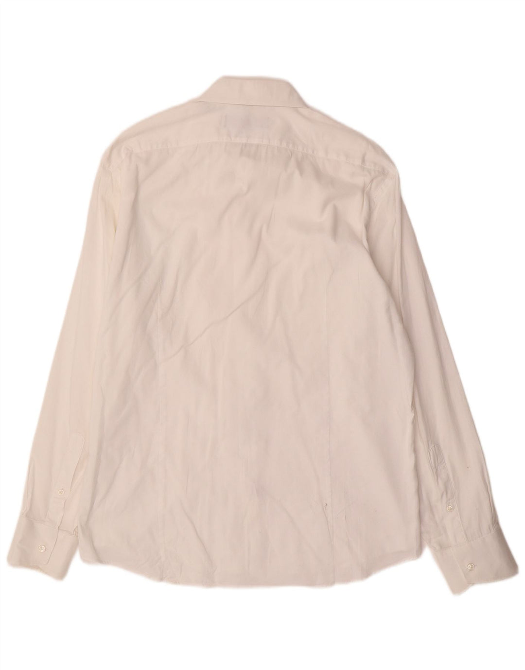 Camisa masculina Trussardi tamanho 17 XL algodão branco