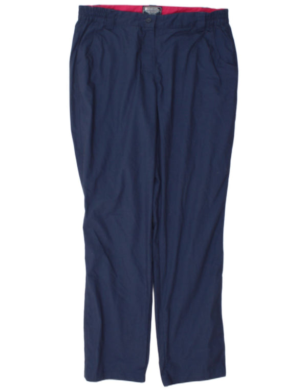 Calça Chino Feminina Mountain Warehouse UK 12 Médio W32 L31 Azul Marinho