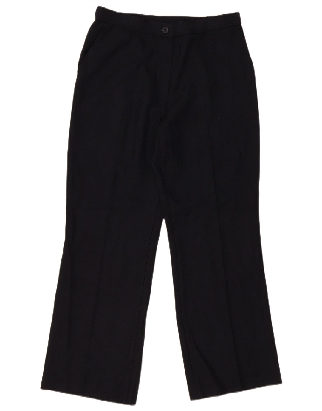 Calça Chino Feminina Marks & Spencer Reino Unido 12 Médio W30 L27 Azul Marinho