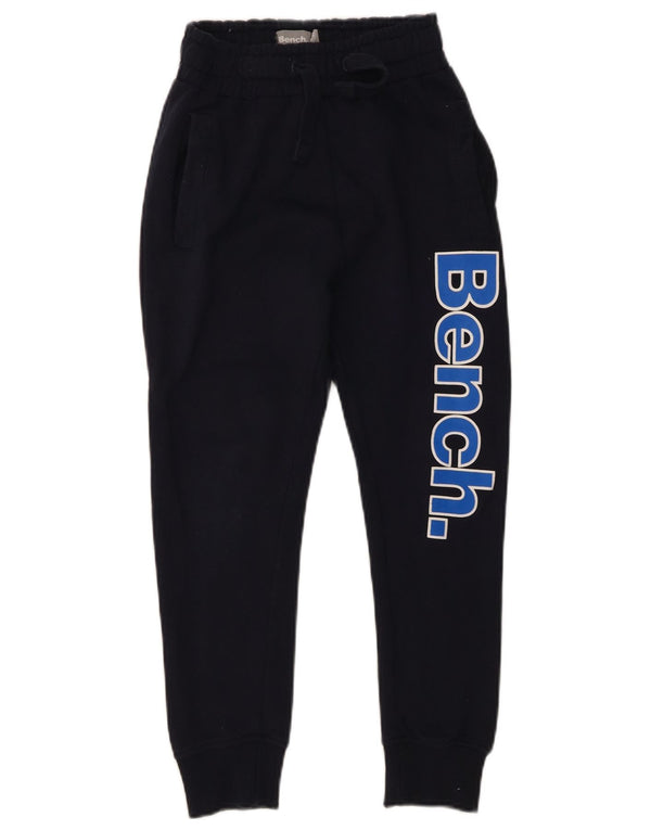 Bench Boys Calça de treino gráfico Joggers 9-10 anos algodão azul marinho