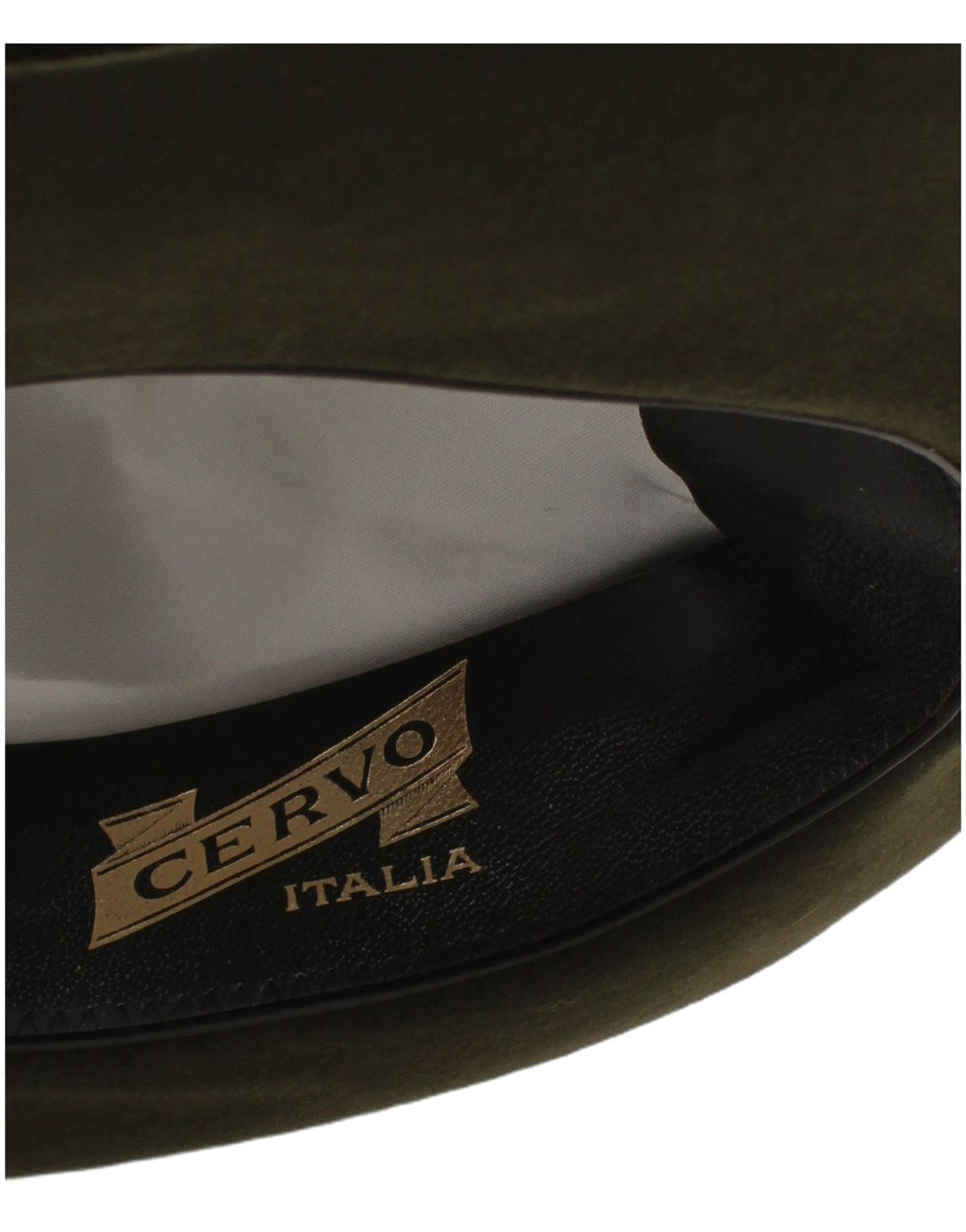 Chapéu Fedora masculino Cervo médio cáqui clássico
