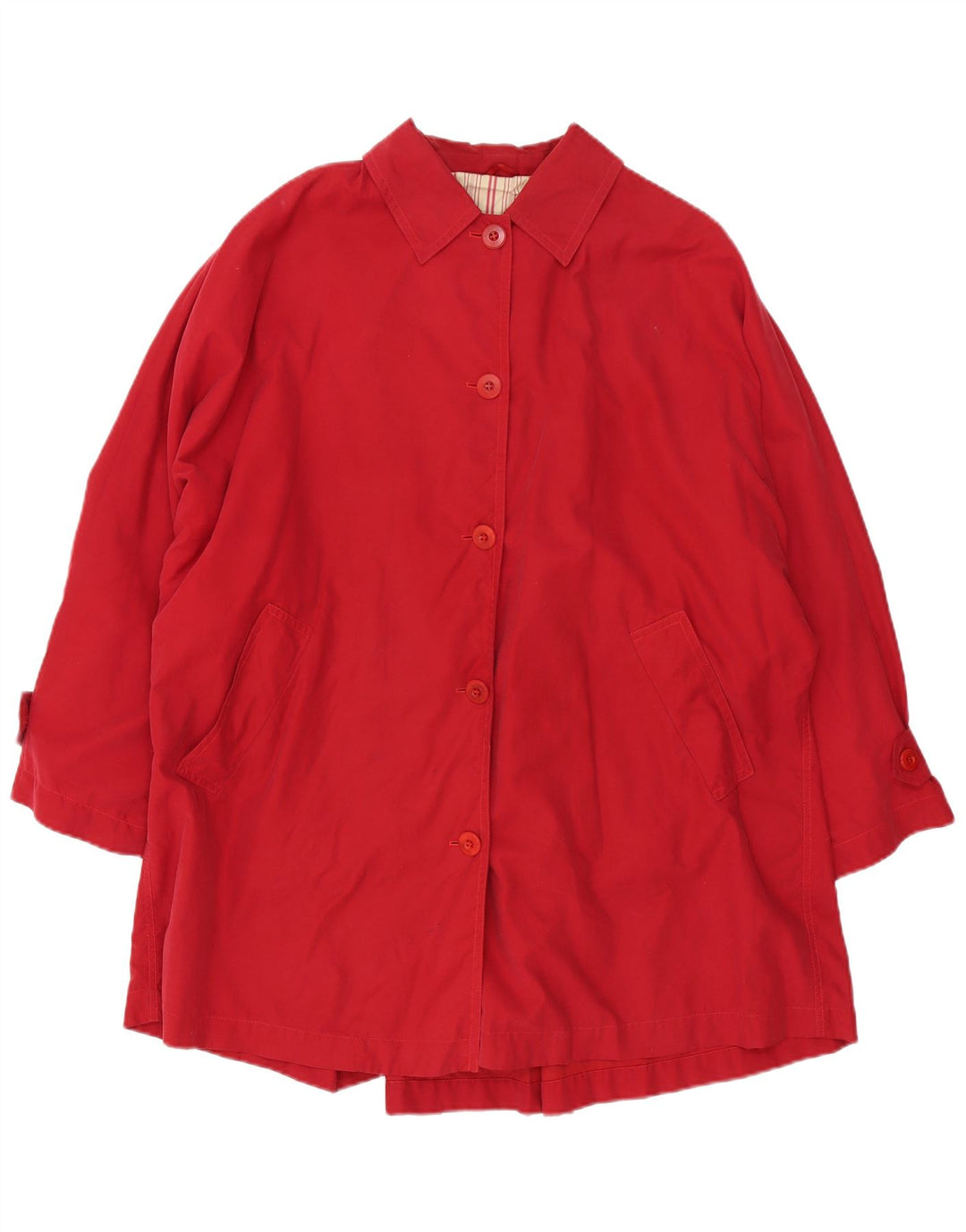 Casaco impermeável feminino Marella UK 22 3XL vermelho
