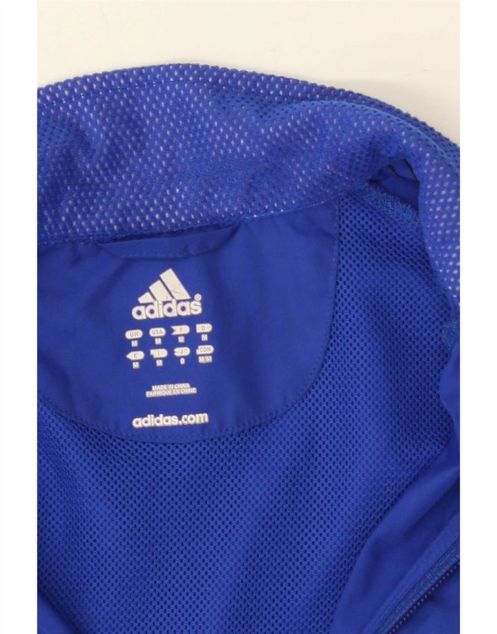 Jaqueta Adidas Masculina Treino Top Azul Médio
