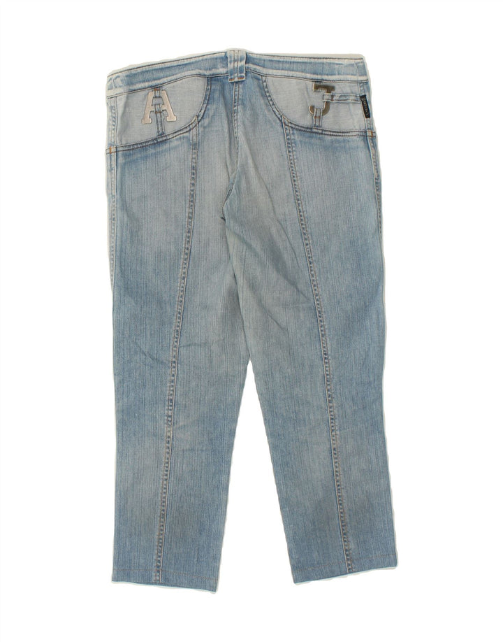 ARMANI Womens Tapered Cropped Jeans W28 L25 Blue Cotton Vintage Armani and Second-Hand Armani from Messina Hembry 