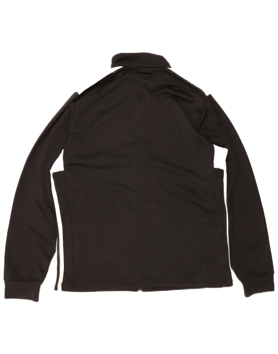 Adidas Mens Treino Top Jaqueta Grande Poliéster Colorblock Preto