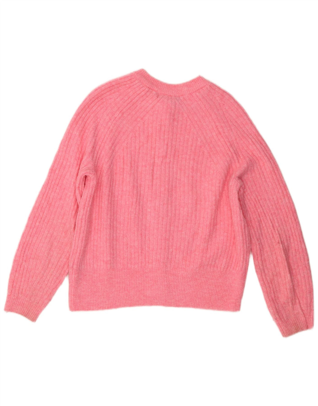 Suéter cardigã feminino Marks & Spencer Regular Fit Reino Unido 14 médio rosa