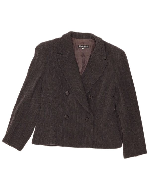 Blazer feminino Giorgio Armani IT 42 listrado cinza médio