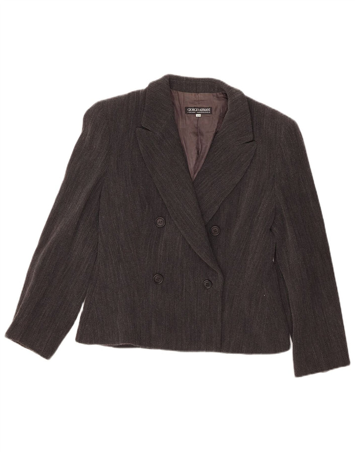 Blazer feminino Giorgio Armani IT 42 listrado cinza médio