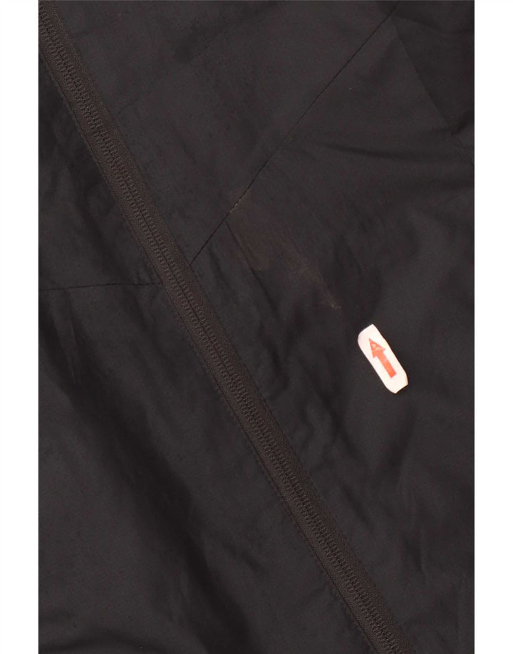 Jaqueta de chuva Nike Boys RB Leipzing 12-13 anos grande poliéster preto
