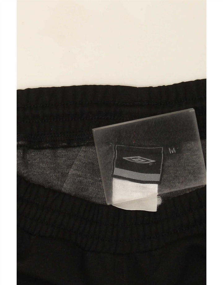 Umbro Calça de treino masculina Joggers poliéster preto médio