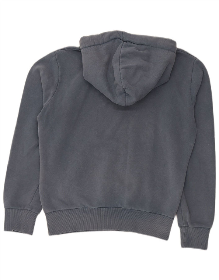 Suéter com capuz masculino Superdry pequeno azul algodão