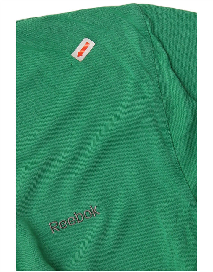 Camiseta masculina REEBOK Top algodão verde médio