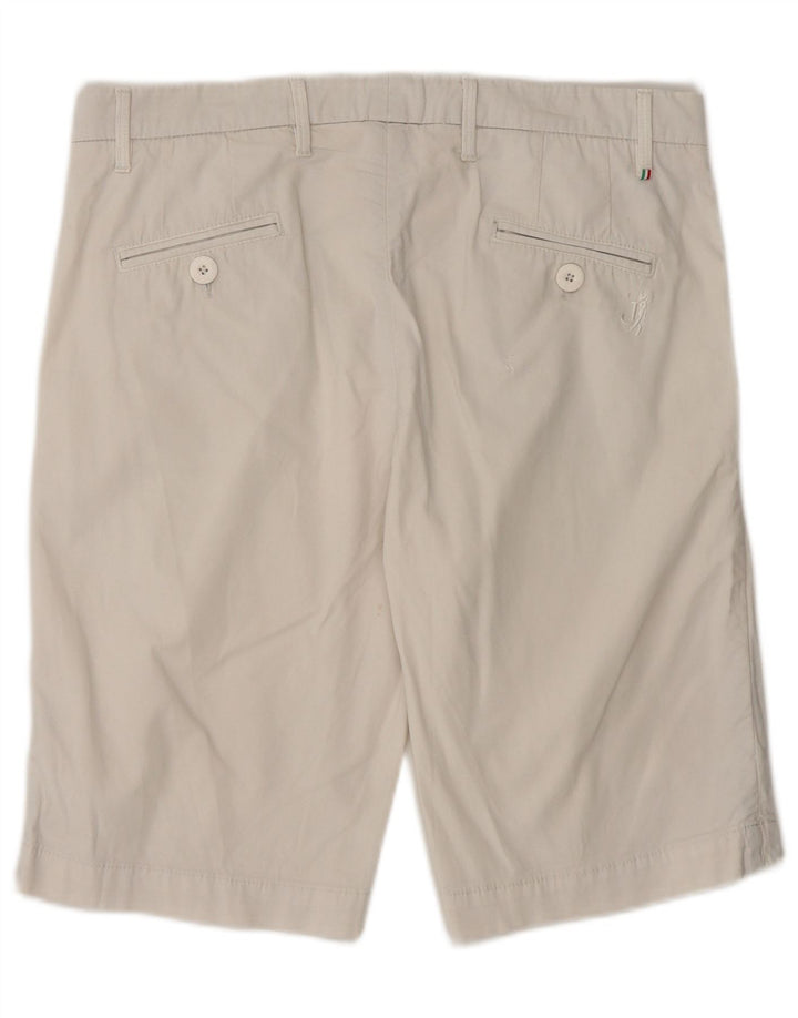 Shorts Chino feminino Jeckerson W31 algodão bege médio
