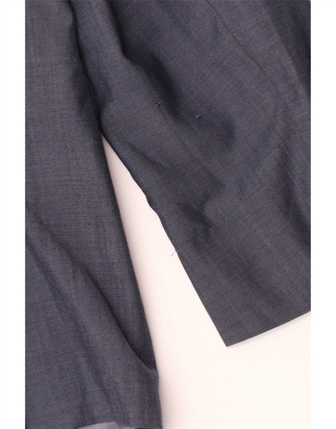Jaqueta blazer masculina Dkny com 2 botões Reino Unido 42 XL lã azul marinho