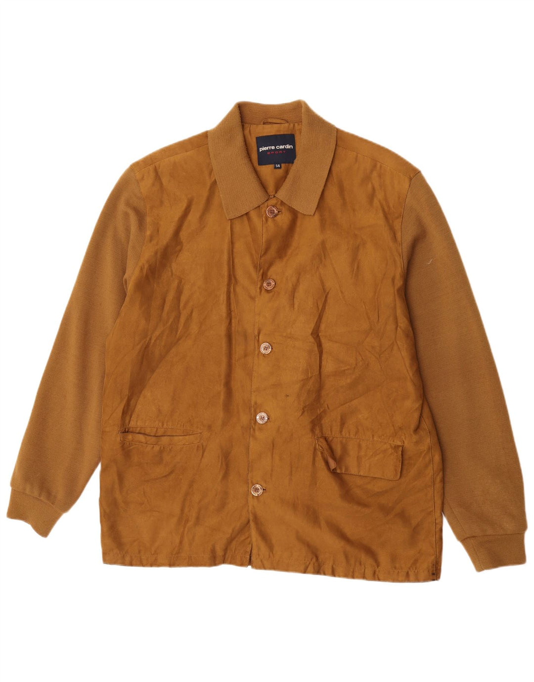 Jaqueta bomber masculina Pierre Cardin IT 54 2XL poliéster amarelo