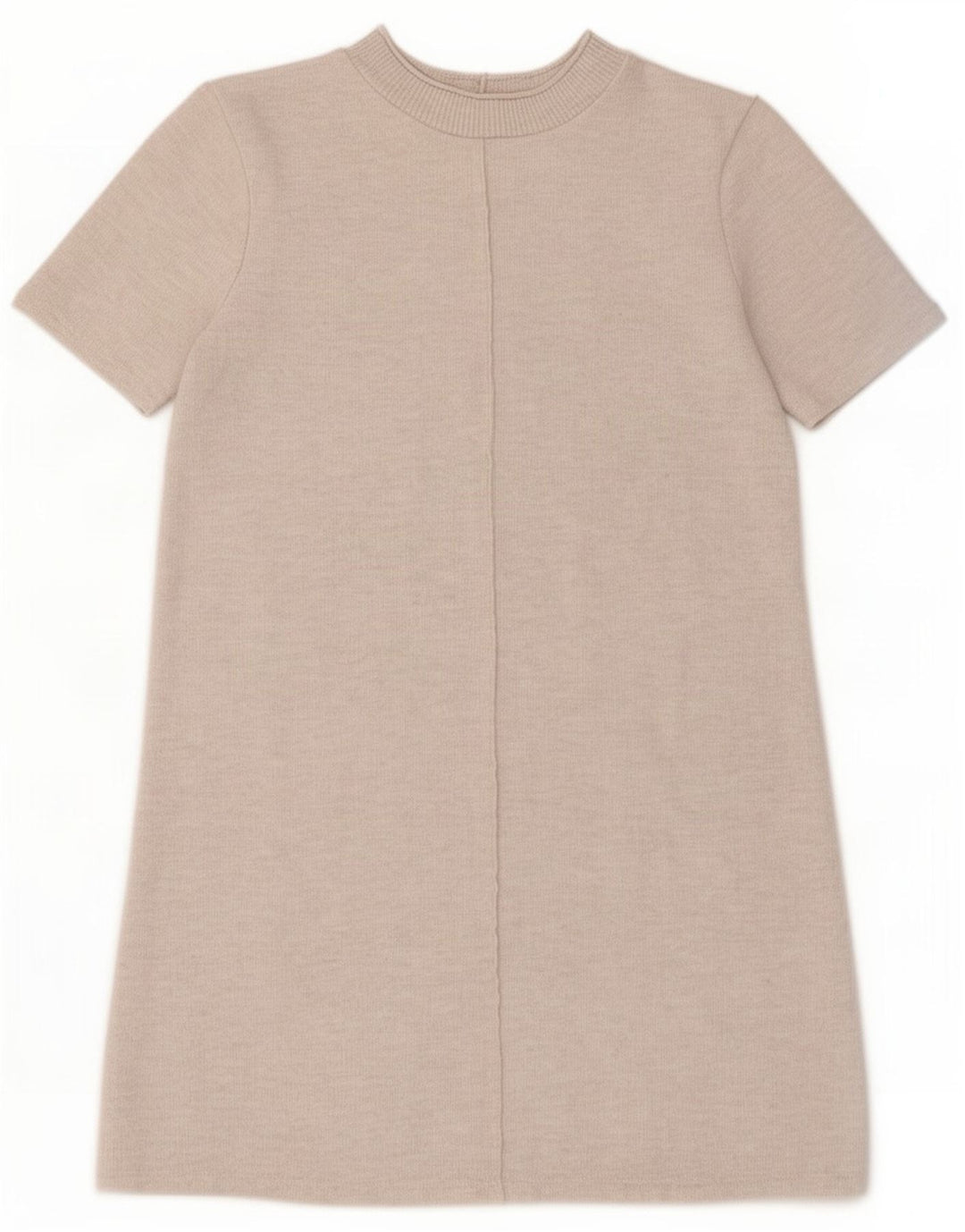 Zara Womens Shift Dress UK 12 Poliéster bege médio