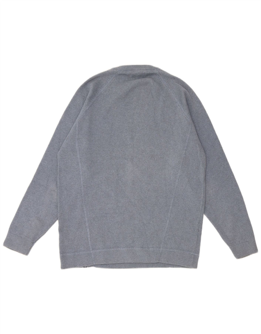 Suéter masculino Marks & Spencer Blue Harbor com gola redonda azul médio