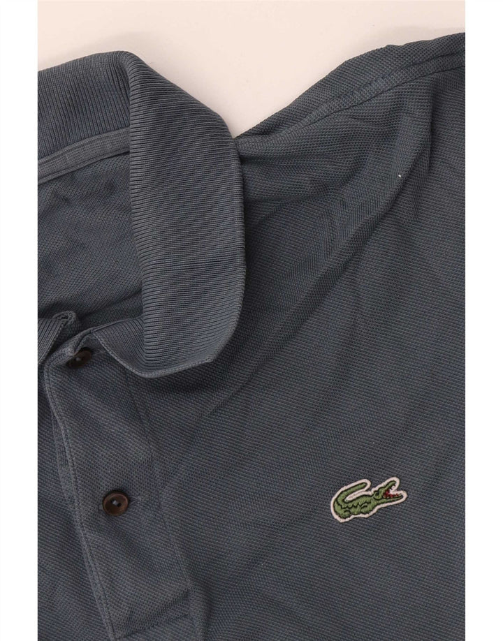 Camisa polo masculina Lacoste cinza médio