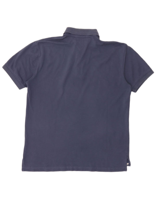 Camisa polo masculina Tommy Hilfiger XL azul marinho algodão