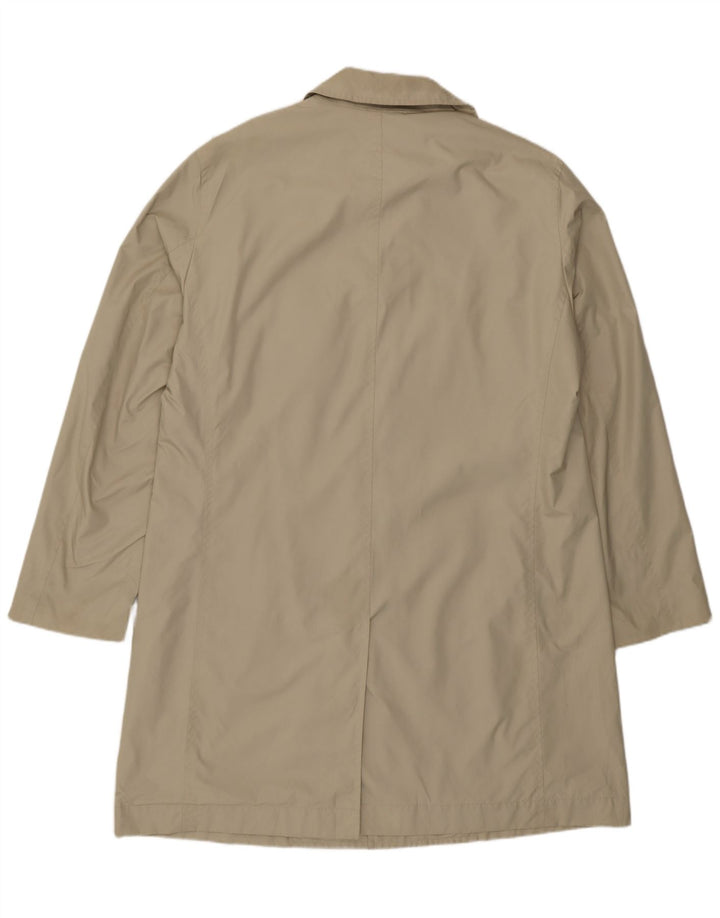 Hugo Boss Mens Trench Coat EU 52 XL Bege Poliamida