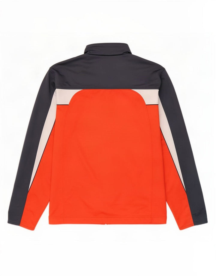 Diadora Mens Tracksuit Top Jacket Grande Poliéster Colorblock Vermelho