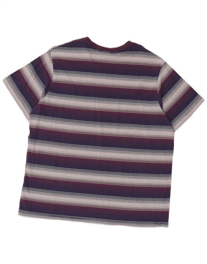 Camiseta masculina padrão Levi's Top XL algodão listrado multicolorido