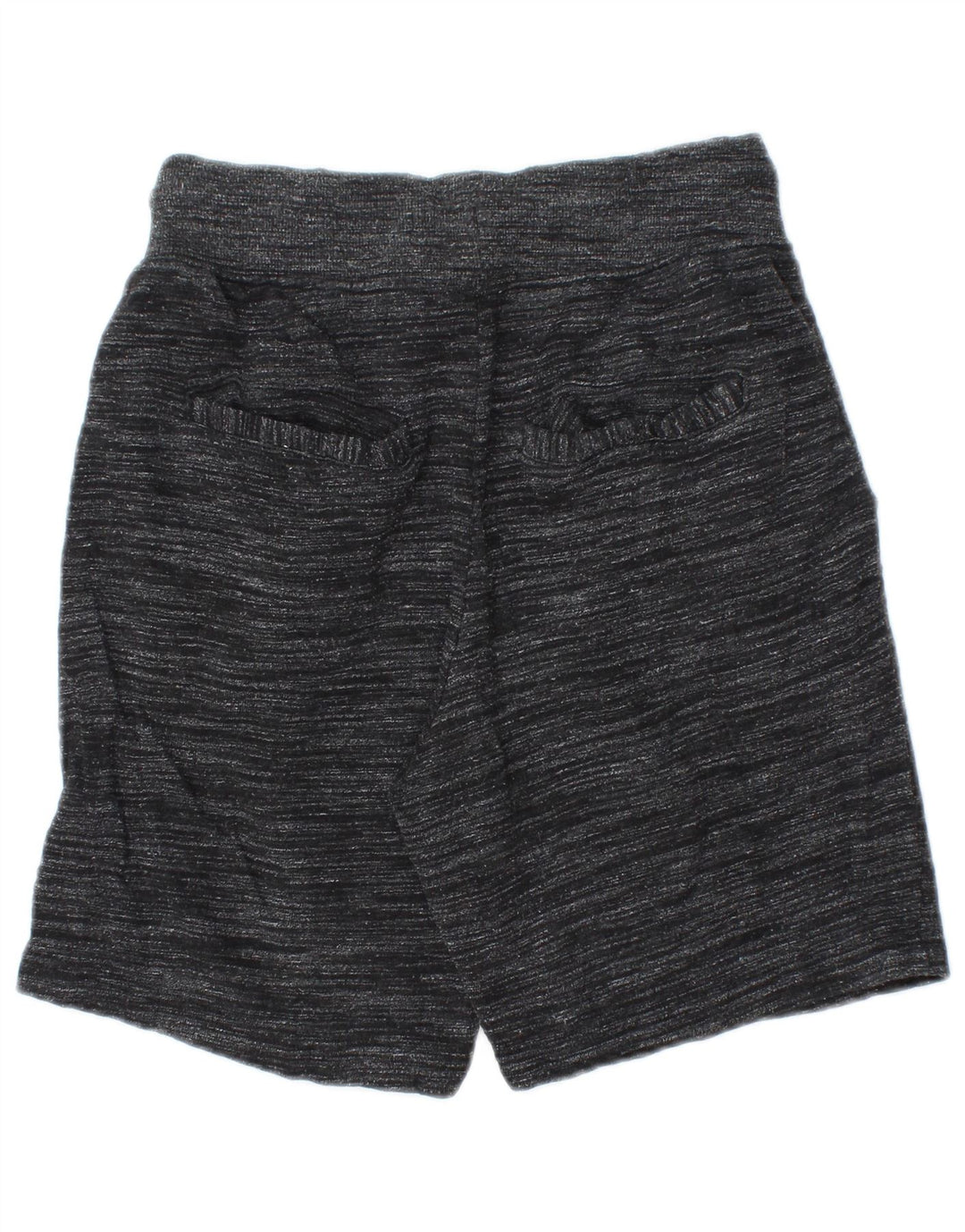 Zara Shorts esportivos masculinos pequenos algodão manchado cinza