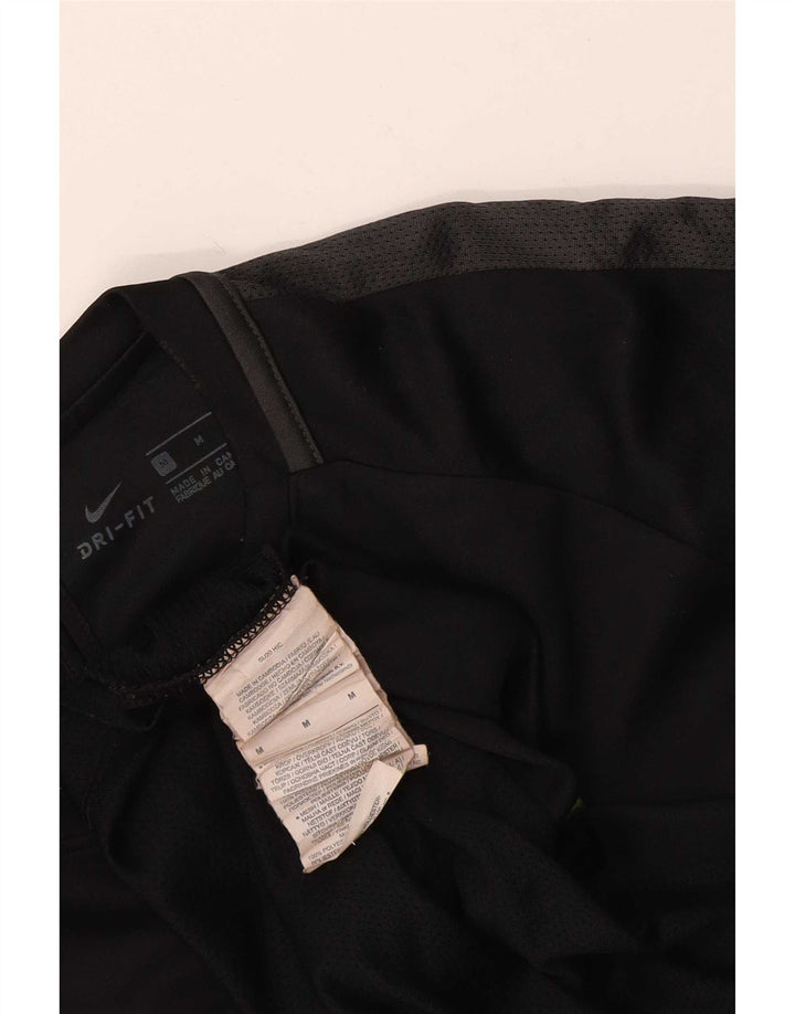 Camiseta Nike Masculina Dri Fit Graphic Top Médio Preto Poliéster