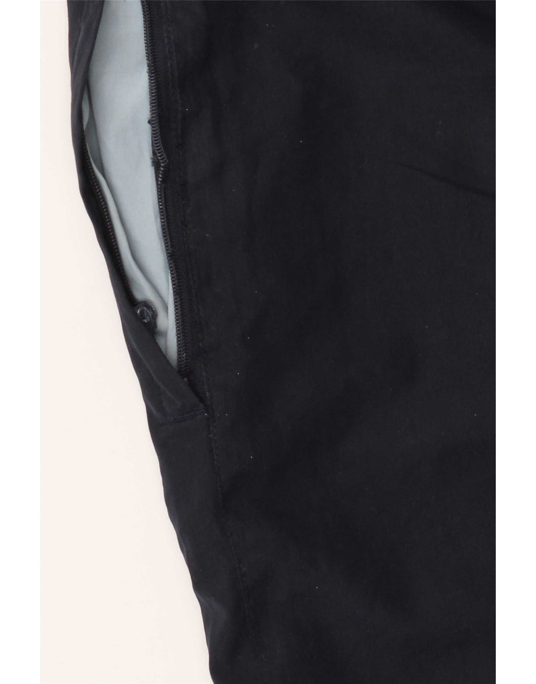 Calça de treino masculina Reebok Joggers grande poliéster azul marinho