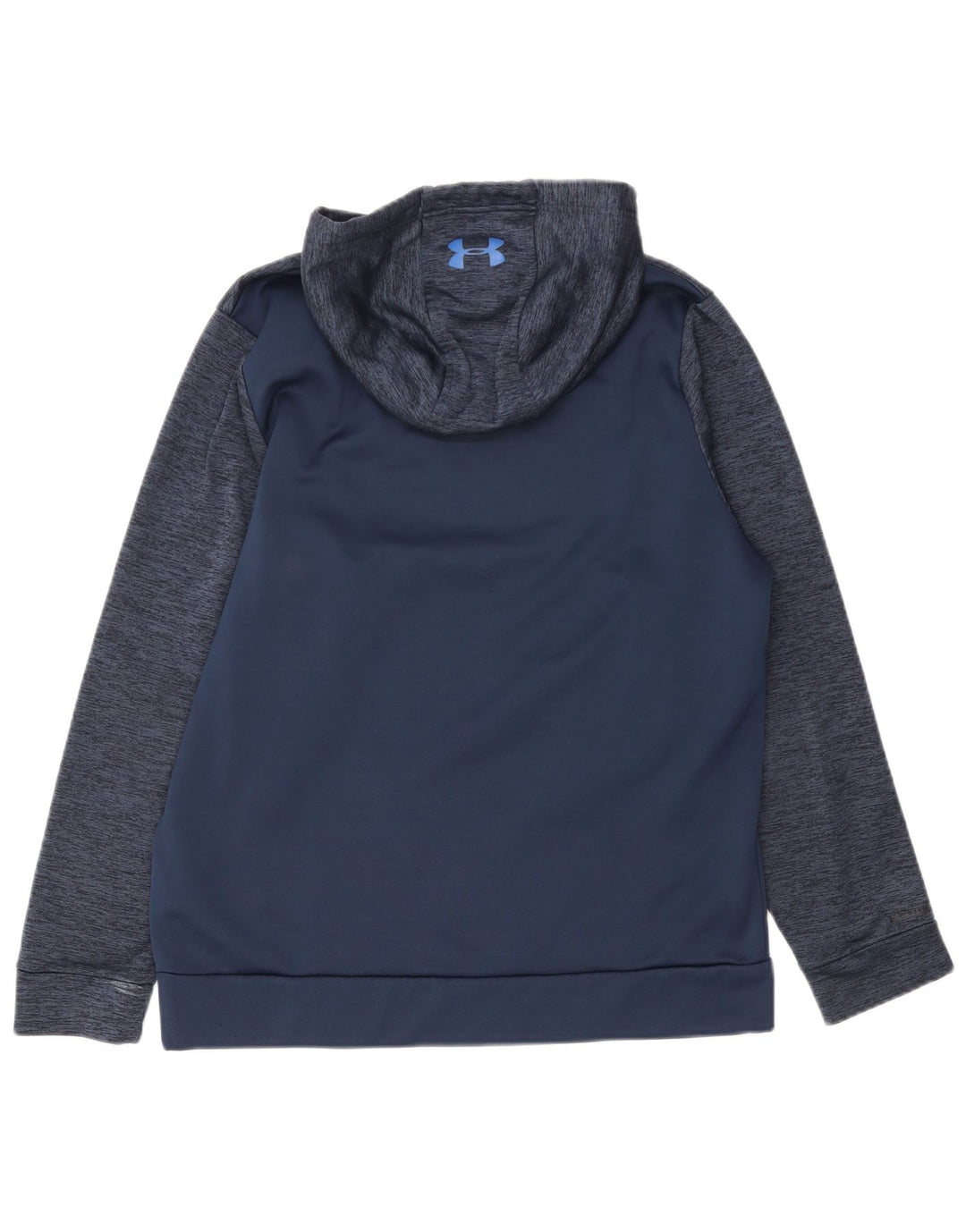 Under Armour masculino Cold Gear moletom com capuz médio azul marinho salpicado