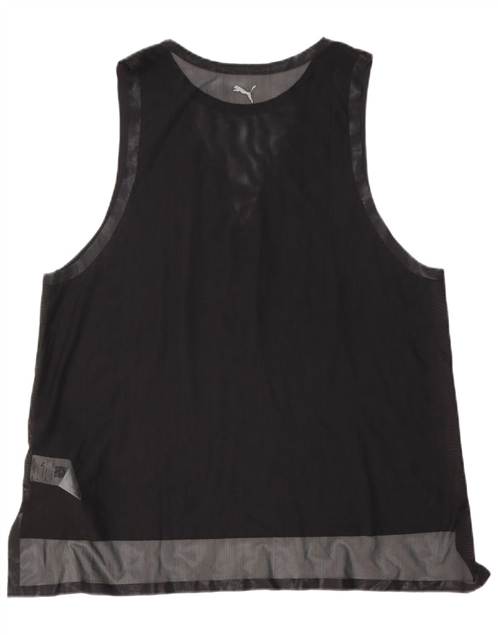 Puma Womens Graphic Vest Top UK 18 XL Preto Poliéster