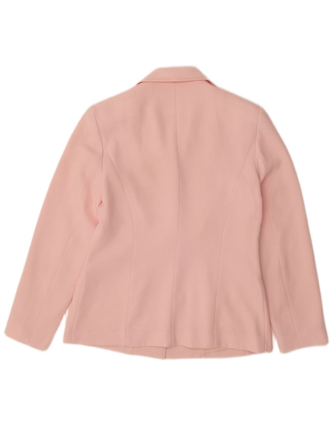 JUNTOS Jaqueta blazer feminina de 1 botão Reino Unido 12 poliéster rosa médio