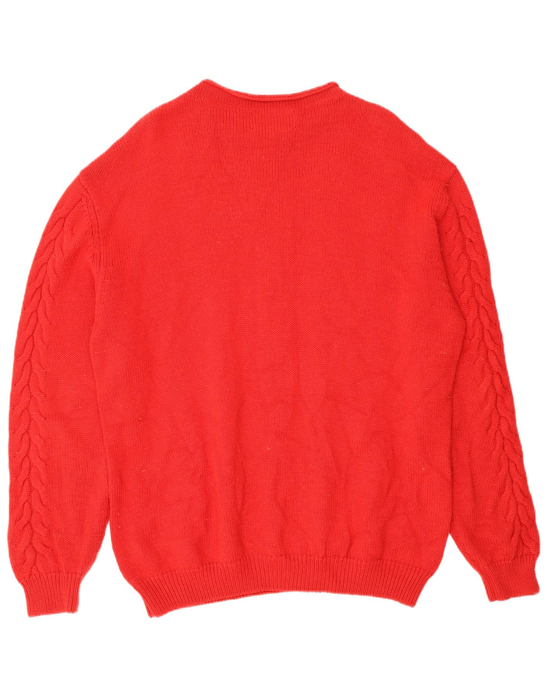 Suéter masculino Les Copains com gola tartaruga IT 52 grande lã virgem vermelha