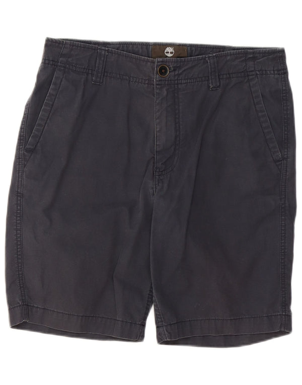 TIMBERLAND Mens Earthkeepers Chino Shorts W30 Médio Algodão Azul Marinho