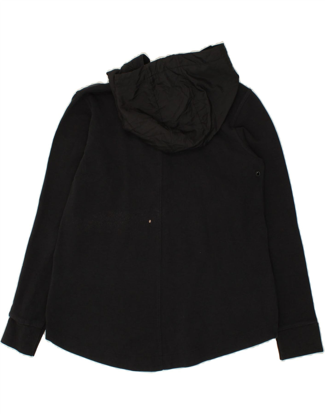 NIKE Womens Zip Hoodie Sweater UK 10 Small Black Cotton Vintage Nike and Second-Hand Nike from Messina Hembry 