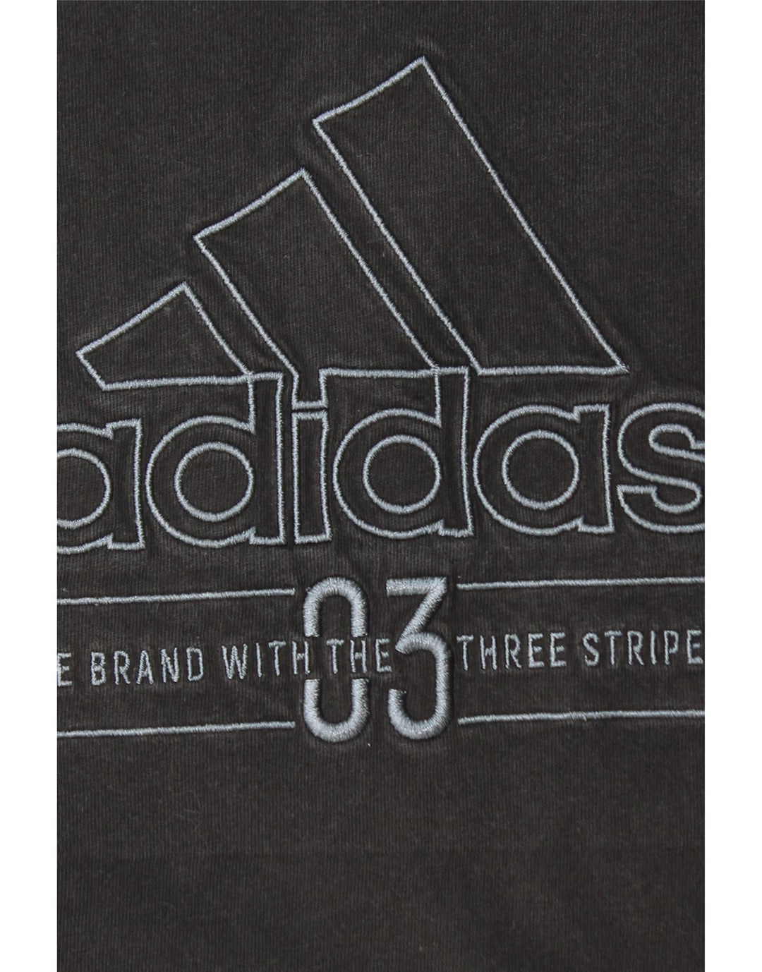 ADIDAS Mens Graphic T-Shirt Top Grande Preto