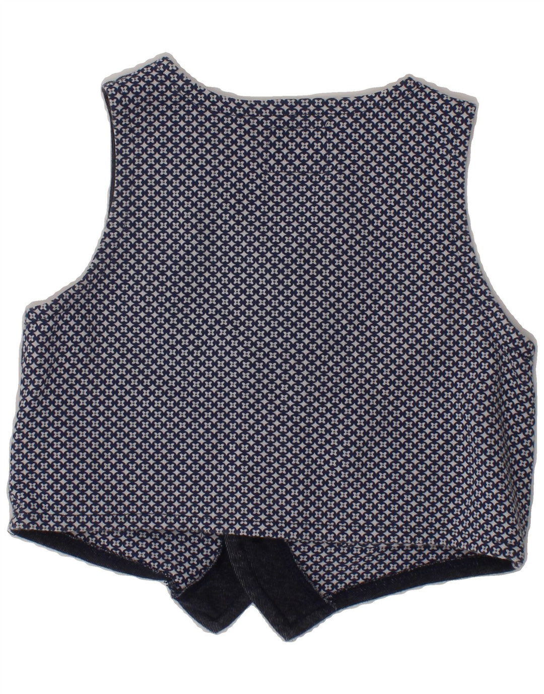 GUESS Boys Waistcoat 4-5 Years Navy Blue Ikat Cotton Vintage Guess and Second-Hand Guess from Messina Hembry 