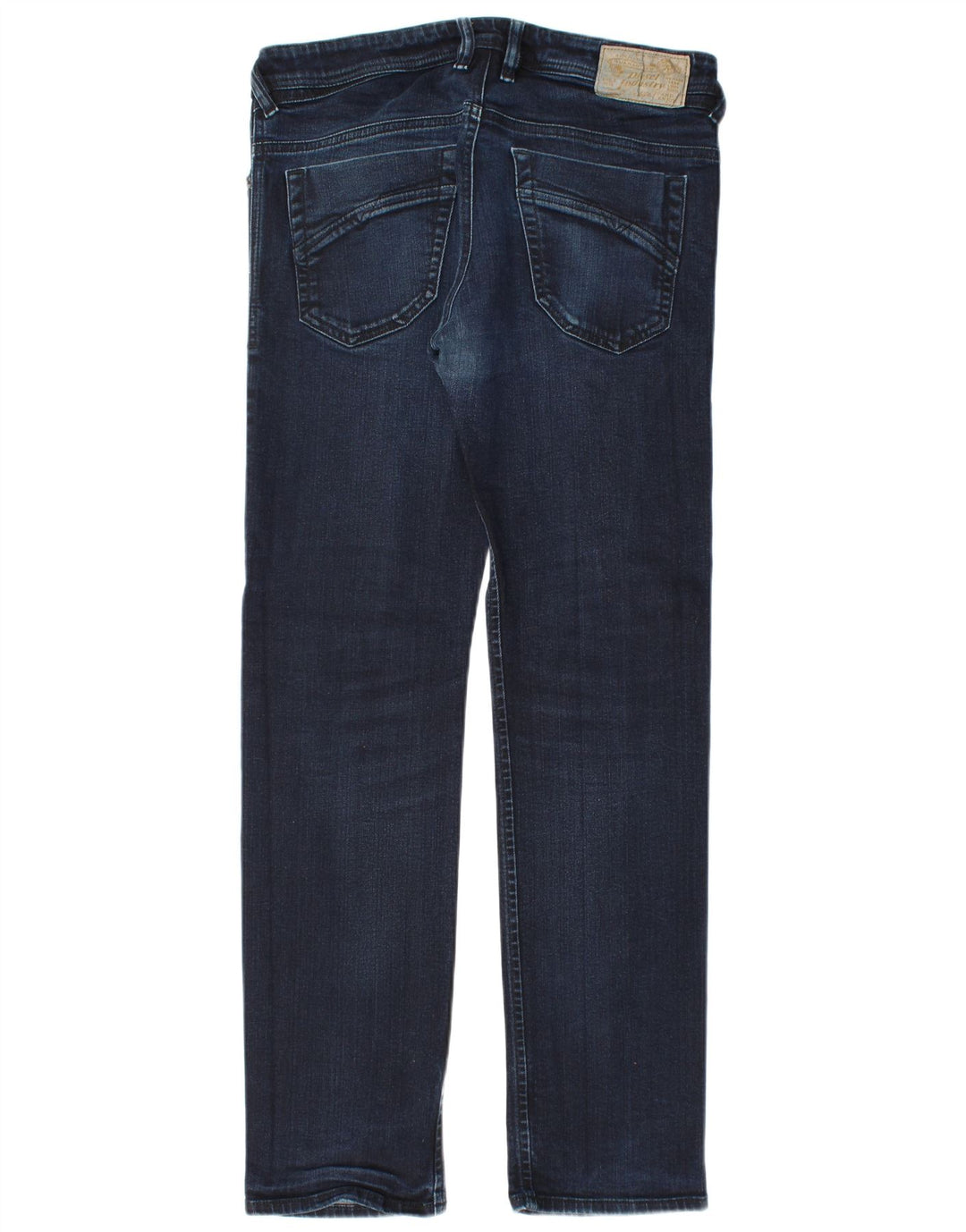 Diesel Mens Slim Jeans W32 L32 Azul Marinho Algodão