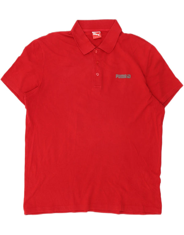 Camisa polo masculina Puma XL algodão vermelho