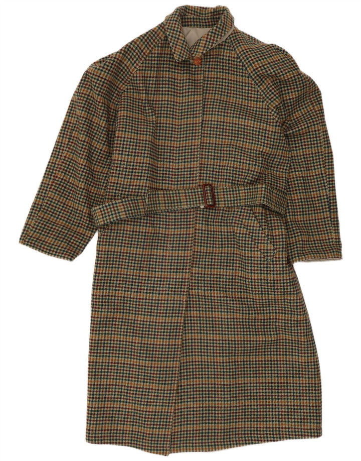 Sobretudo reversível feminino vintage EU 46 XL lã bege
