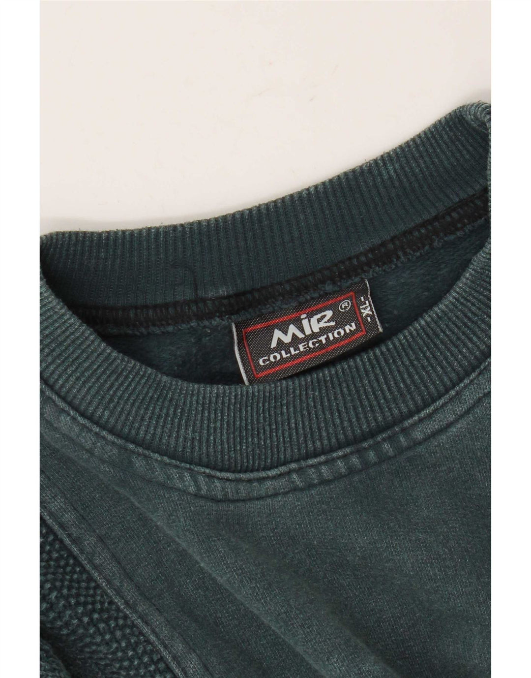 Moletom masculino vintage XL algodão azul
