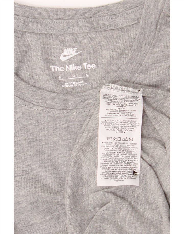 Camiseta masculina Nike Top cinza médio algodão