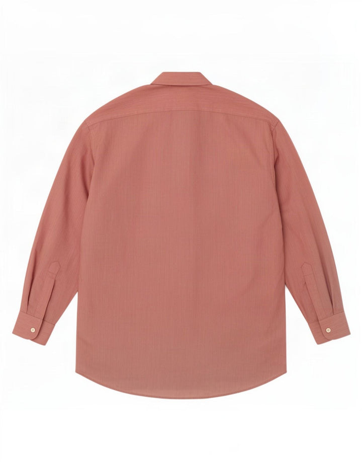 Camisa masculina Pierre Cardin tamanho 41 poliéster rosa médio